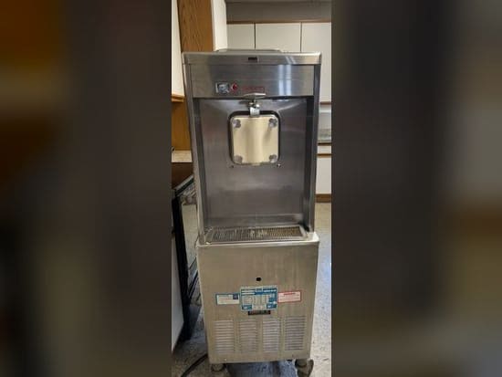 Stainless steel full-size soft-serve ice cream machine